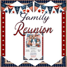 Proud American 4th July Fireworks Family Reunion