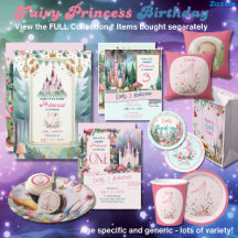Fairy Princess Birthday Fairycore Partyware