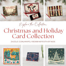 Christmas Holiday Personalized Card Collection