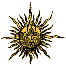 Psychedelic Victorian Sun Celestial Cycle Harvest 