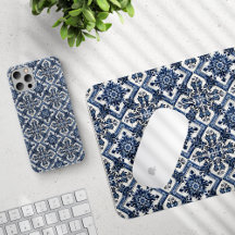 Blue Azulejo Portuguese Tiles Style 17 Collection