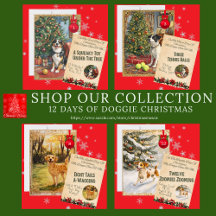 12 Days Of Doggie Christmas Day Holiday Cards