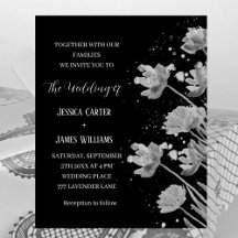 Black and White Wedding