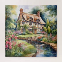 Beautiful English Cottages Jigsaw Puzzles