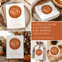 A Little Cutie Pie Fall Pumpkin Baby Shower
