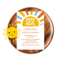 Here Comes The Son Boy Baby Shower 