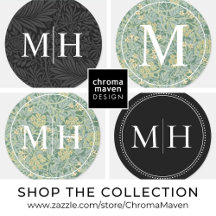 Elegant Monogram Envelope Seals