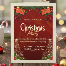Christmas Celebration Invites