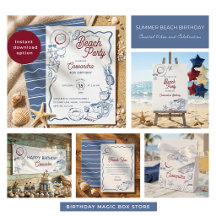Summer Beach Birthday Celebration