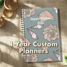Year Long Planner, Beach and Coastal Designs