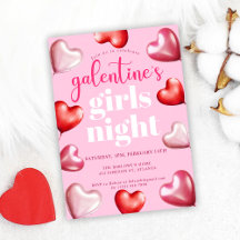 Pink Fun Girly Galentine's Day Party