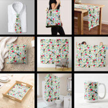 Tropical Tuscans Bird Flower Home Decor Collection