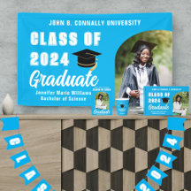 Sky Blue Graduation Cards, Gifts and Party Decor