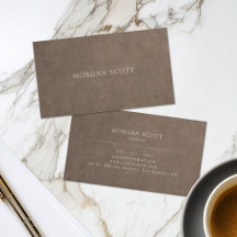 Minimalist Luxury Business Cards
