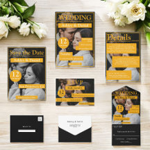 Elegant Magazine Cover Photo Wedding Collection
