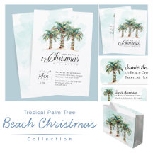 Palm Tree Beach Christmas Collection