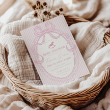 Pink Coquette Bow Rocking Horse Party Collection