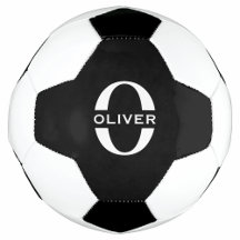 Personalized Monogram Black And White Name