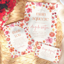 Main Squeeze Citrus Bridal Shower