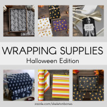 Halloween Gift Wrapping Supplies