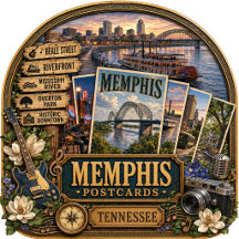 Memphis Tennessee Postcards/Gifts
