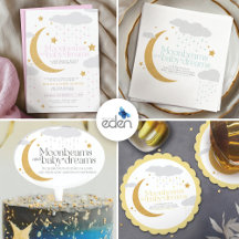 Moonbeams and baby dreams baby shower