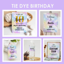 Tie Dye Birthday