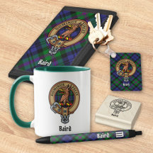 Clan Baird Tartan and Crest Collection