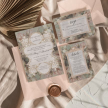 Vintage Gilded Floral Baroque