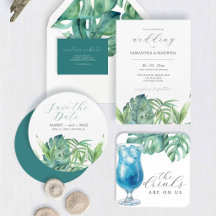 Tropical Destination Wedding Theme