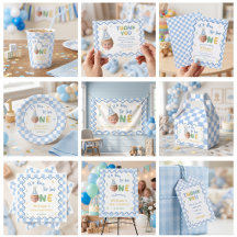 Fun To Be One Boy 1st Birthday