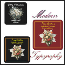 Minimal Elegant Typography Stamp Seals & Embossers