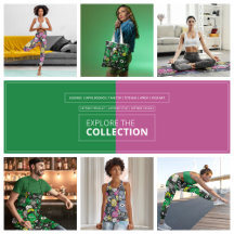 Pink & Green Doodle Monster Pattern Art