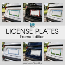 Personalized License Plate Frames