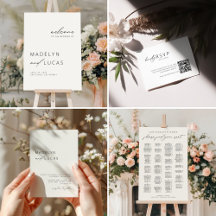 Elegant Black & White Wedding