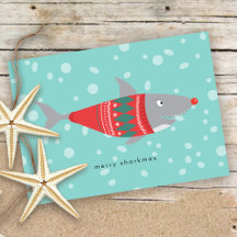 Funny Christmas Shark