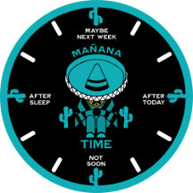 Procrastinator Lazy Watches And Clocks