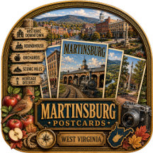 Martinsburg West Virginia Postcards/Gifts