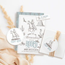 First Rodeo Cowboy/Cowgirl 1st Birthday Collection