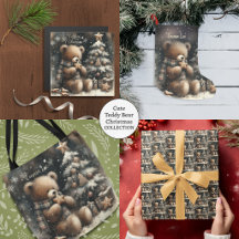 Cute Teddy Bear Christmas Collection
