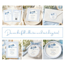 All In One Blue Jean Baby Shower Suite