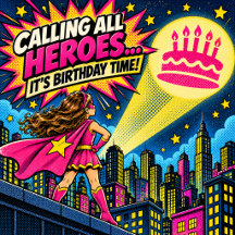 Superhero Greeting Cards | Bold & Action-Packed