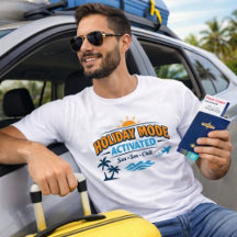 Summer Vacation Graphic Tee, Beach Travel Shirt 