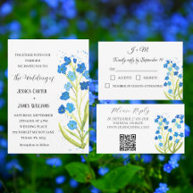Forget me not Wedding collection