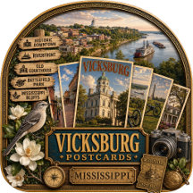 Vicksburg Mississippi Postcards/Gifts