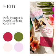 Bright • Vibrant Pink, Magenta & Purple Wedding