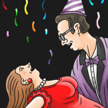 Happy New Year Party Dancing