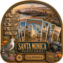 Santa Monica California Postcards/Gifts