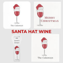 Santa Hat Red Wine