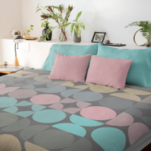 Abstract Circles Squares Popart Pattern